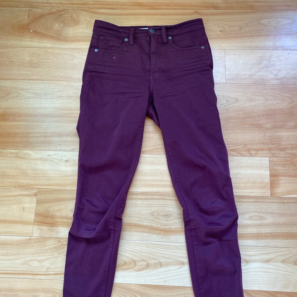 Madewell purple jeans